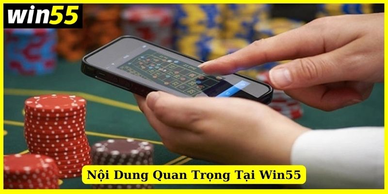 Nội dung cần nắm để chơi có trách nhiệm hơn tại Win55