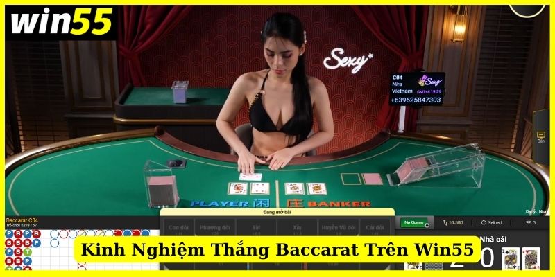 Cách thức tham gia Win55 với game bài Baccarat