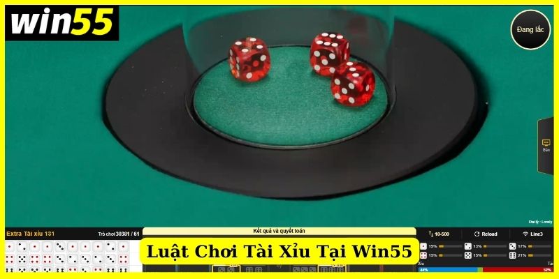 Luật chơi tài xỉu tại nhà cái Win55