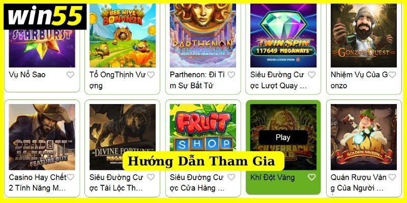 Cách tham gia SilverBack Gold Win55 chi tiết