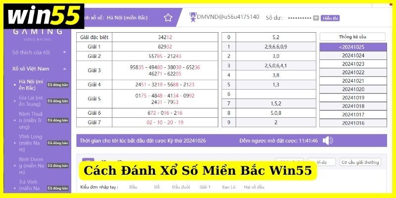 Các cách đánh lô đề đặc trưng trong XSMB Win55