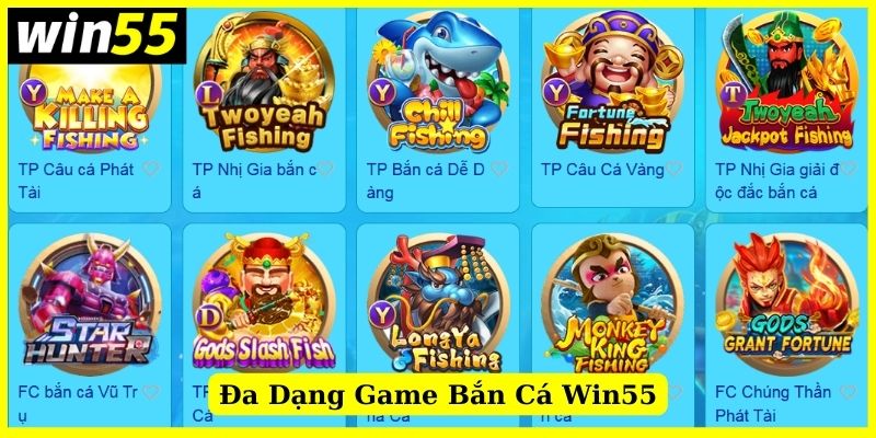 Sảnh bắn cá Win55