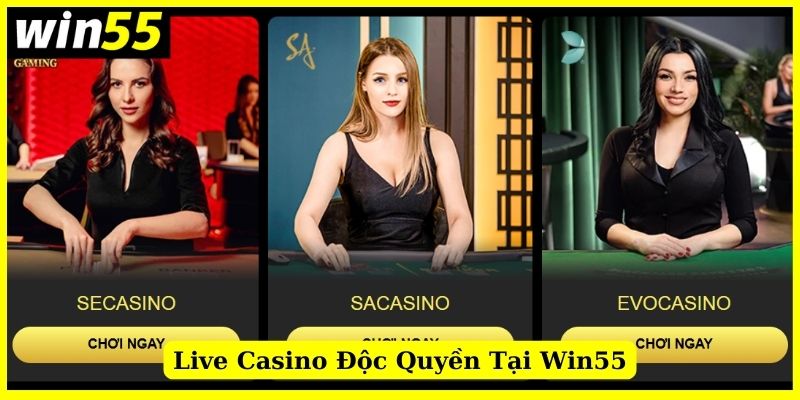 Sảnh cược Casino Win 55